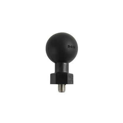 ボールマウント 1/4-28X1/4inchネジ ブラック 1インチボール 1個入り