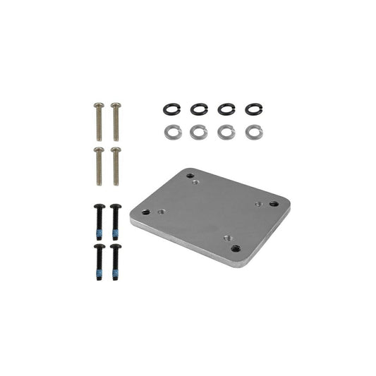 AMPSホールバックプレート(53X66mm) シルバー 1個入り