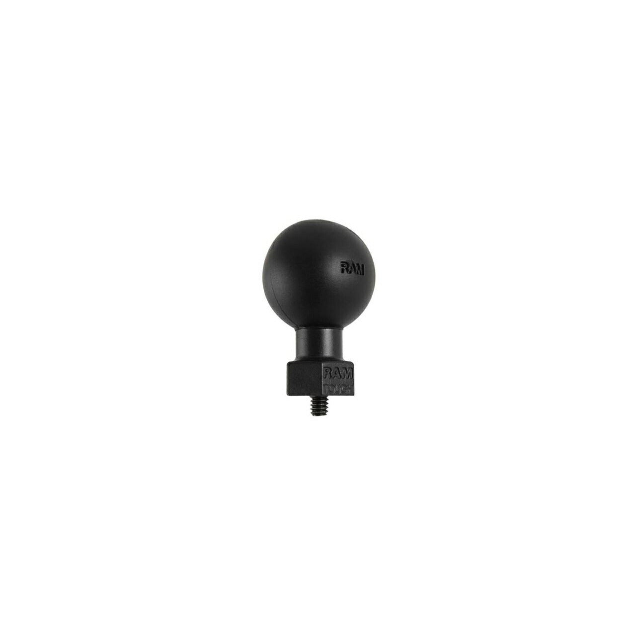 ボールアダプター 1/4inch-20X1/4inchネジ ブラック 1.5インチボール 1個入り