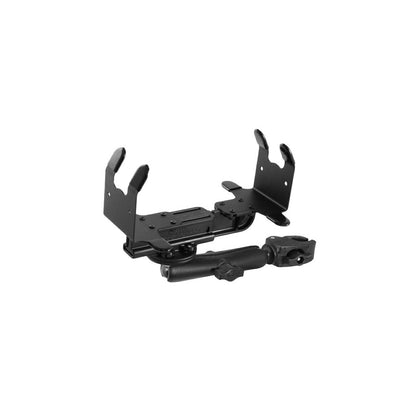 Mobile Printer Holder (S) & Tough-Claw (S) Set (Long Arm) for φ15.9-28.9mm, Black, 1-inch Ball, 1 piece
