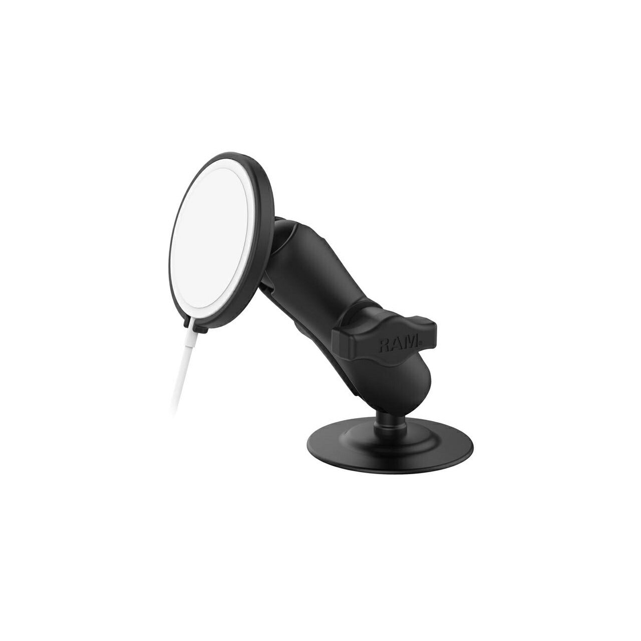 MagSafeマウント＆粘着ベースセット(標準アーム) ブラック 1インチボール 1個入り