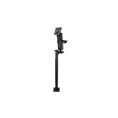 VESA Plate & 304+457mm Telescopic Pole Set (Standard Arm) 75x75mm Black 2.25 inch Ball 1 piece