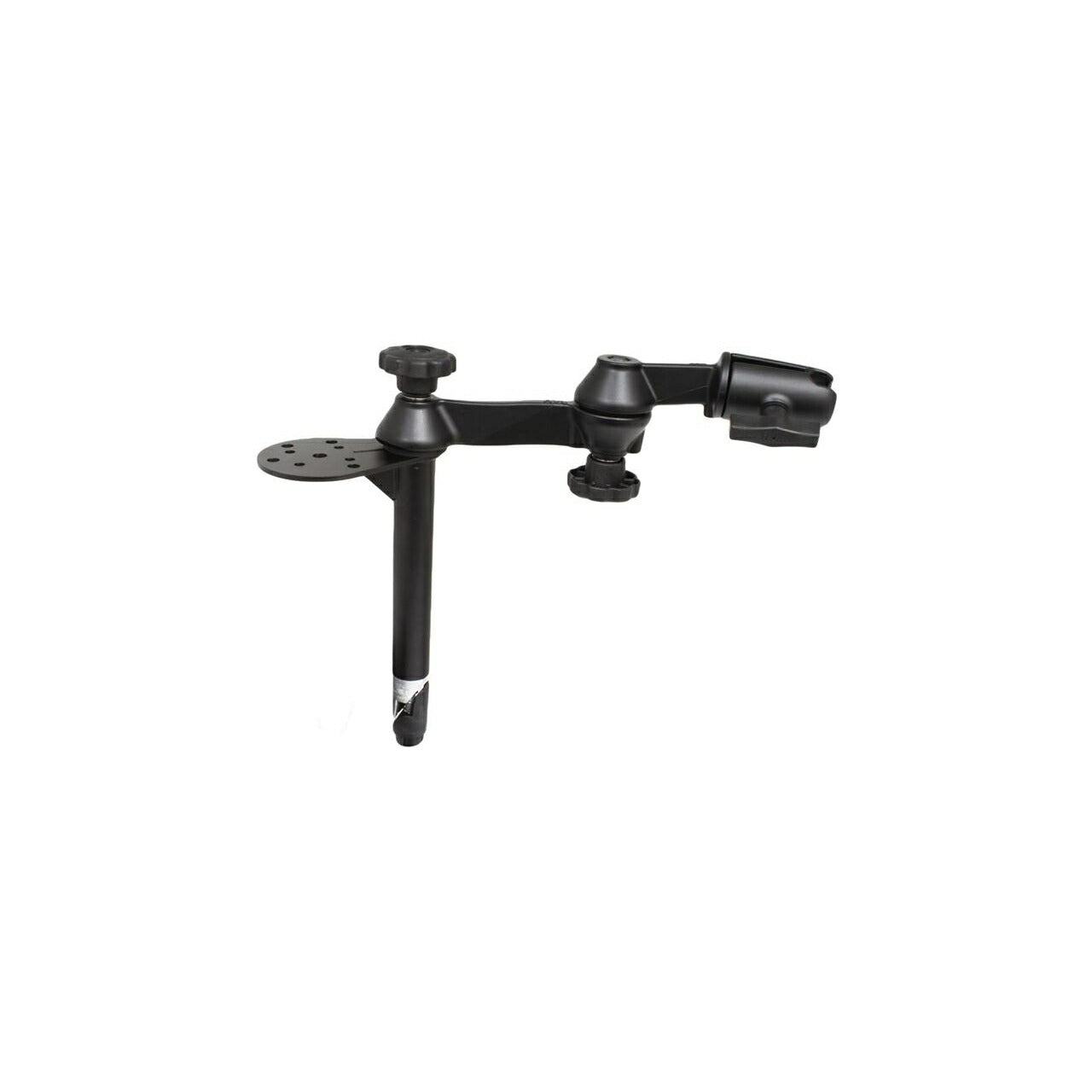 203mm Flanged Tele-Pole (Double Pivot/Swing Arm) Upper Side, Black, 1.5-inch Ball, 1 piece