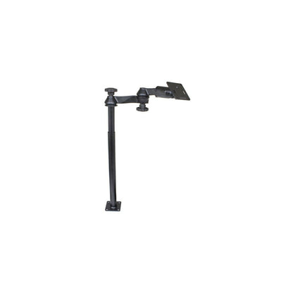 VESA Plate & 304+457mm Tele-Pole Set (Double Pivot/Swing Arm) 75x75mm Black 1.5-inch Ball 1pc.