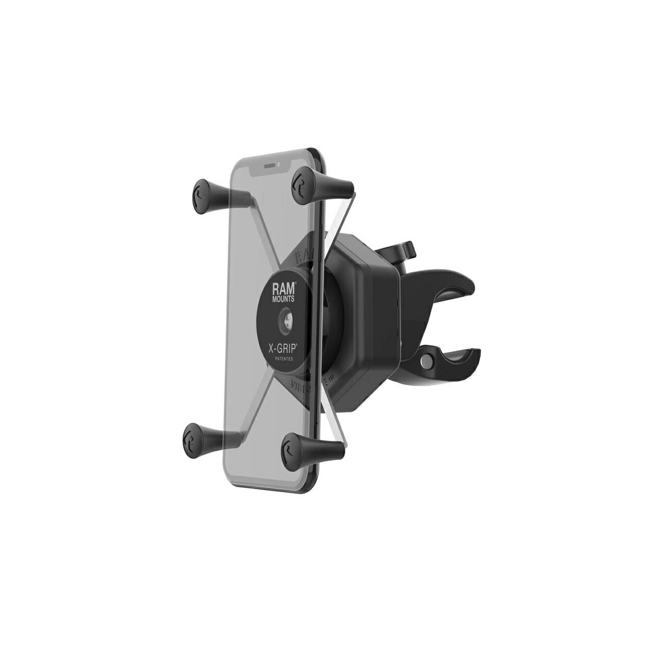 防振Xグリップ(M)＆タフクロー(S)セット φ15.9-28.9mm対応 一体式 【Vibe-Safe】 ブラック