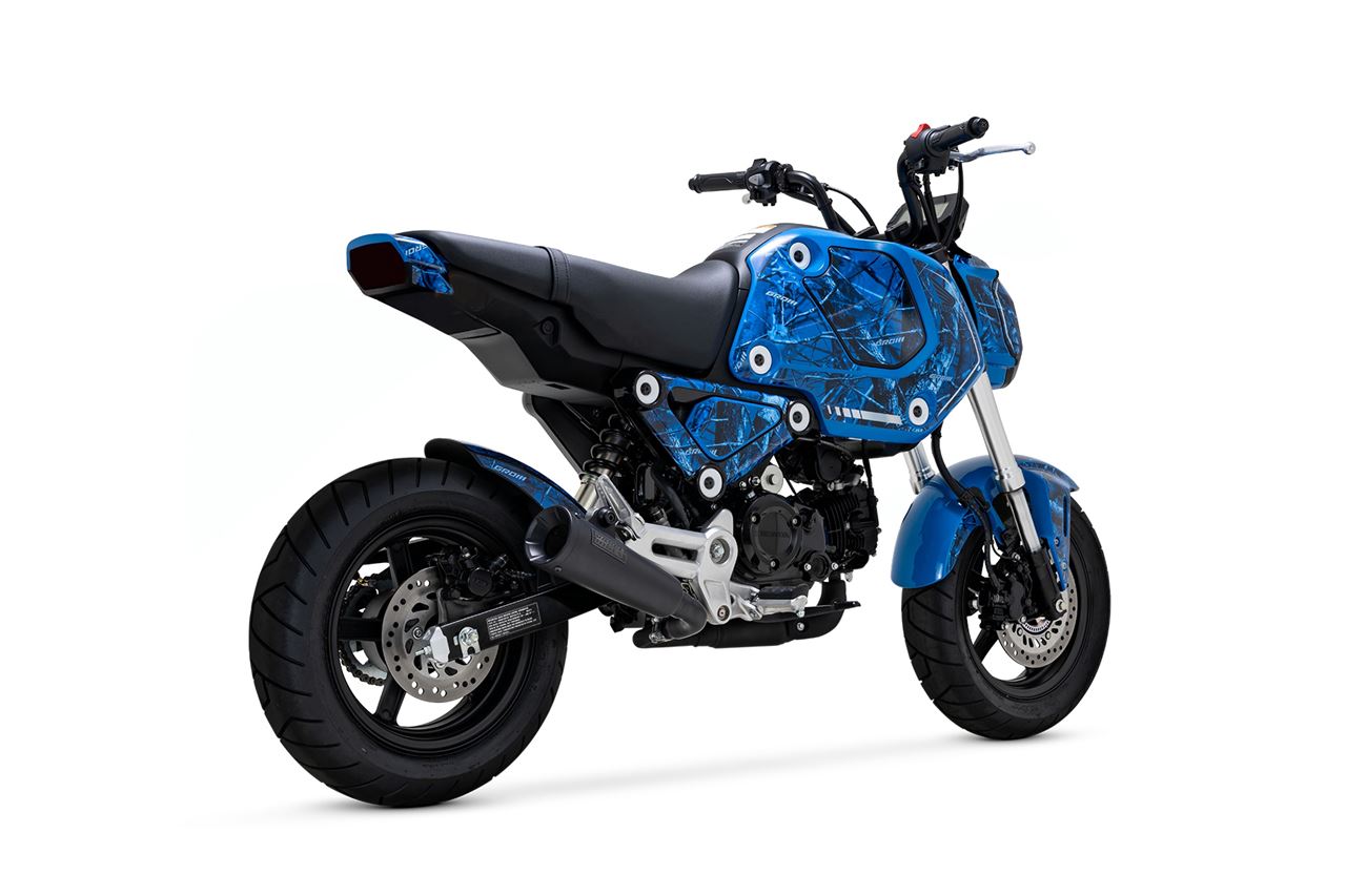 アップスウィープ スリップオン ブラック グロム125