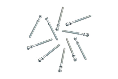 E/G Carburetor Bowl Screws Silver 10-24 x 2-3/8 inch (10-piece set)