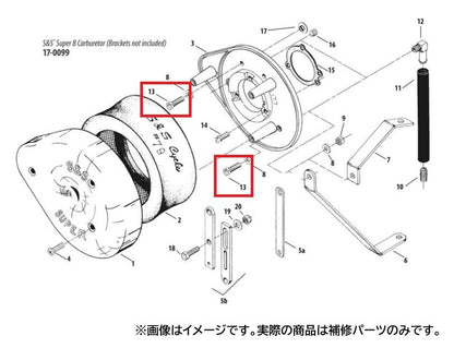 Air Cleaner Support Bracket Bolt 1/4-28 x 7/8 inch