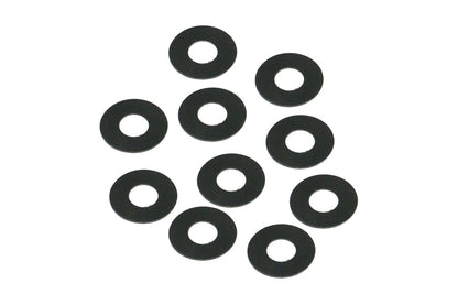 Nitrile Rubber Flat Washers 0.380 x 0.880 x 0.024 inch, 10 pcs