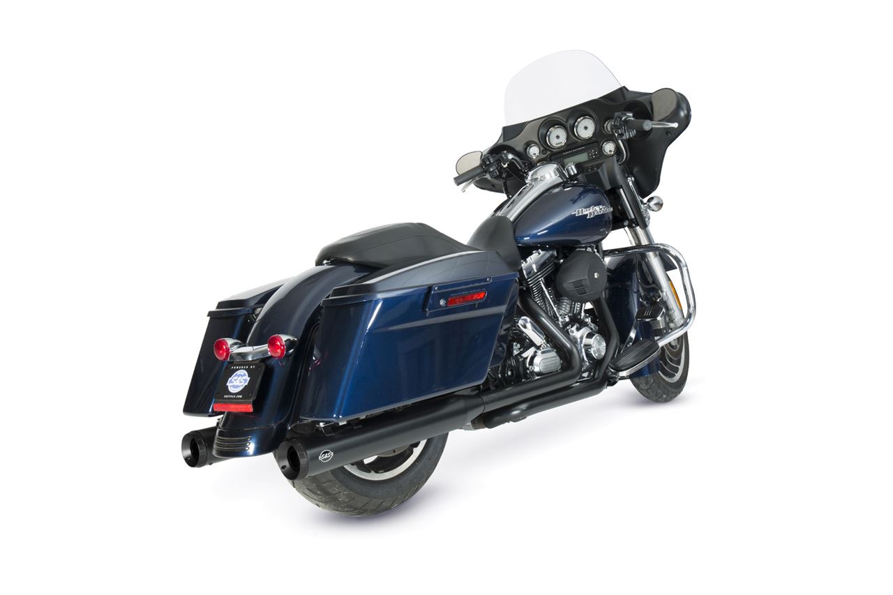 Grand National slip-ons, black, 4-inch diameter, Touring