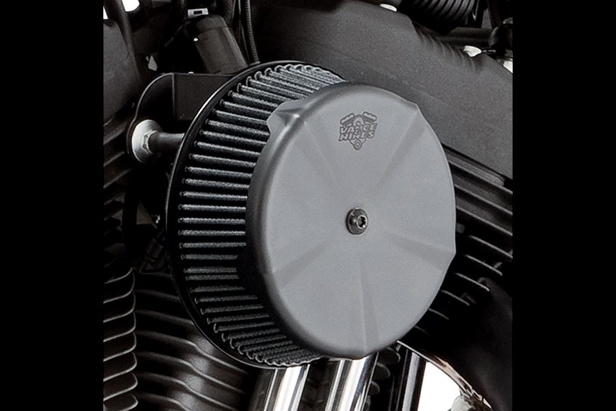 スカルキャップ VO2 Naked用カバー エアクリーナー オプションキャップ ブラック