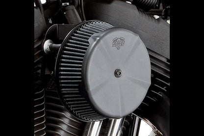 スカルキャップ VO2 Naked用カバー エアクリーナー オプションキャップ ブラック