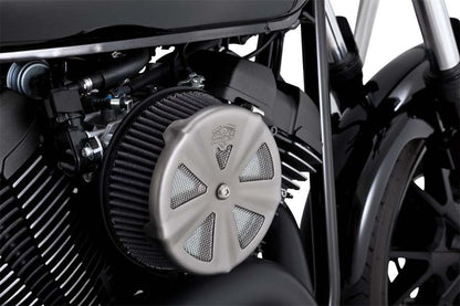 VO2 エアインテイク エアクリーナー ネイキッド ブラック/シルバー ボルト XVS950R