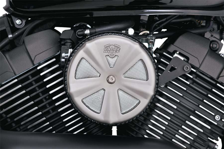 VO2 エアインテイク エアクリーナー ネイキッド ブラック/シルバー ボルト XVS950R