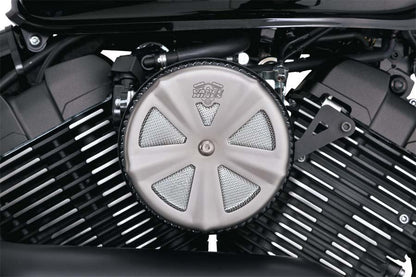 VO2 エアインテイク エアクリーナー ネイキッド ブラック/シルバー ボルト XVS950R