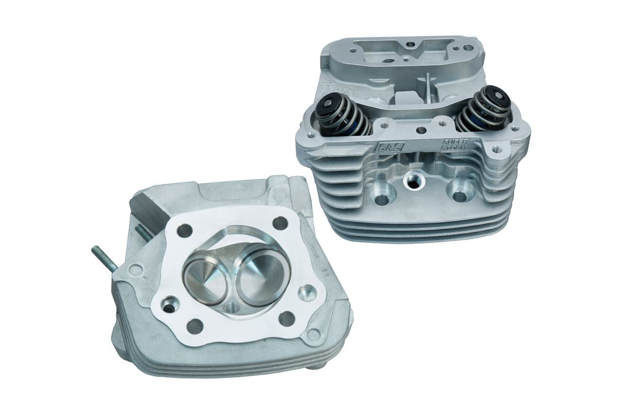 Super Stock Cylinder Head Big Twin (84-99) Silver Dyna Softail Touring