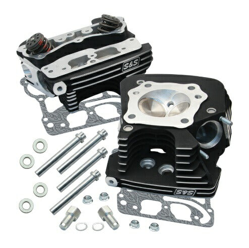 89cc Stock Head Kit Big Twin (99-05) Wrinkle Black Dyna Softail Touring