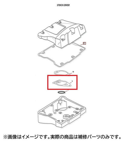 Gasket breather baffle