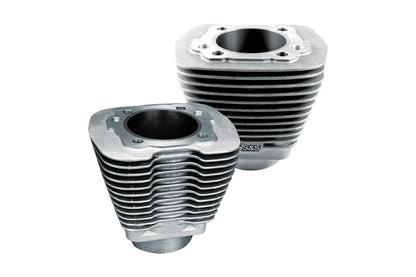 3-1/2" Bore Cylinder Set for EVO (84-99) - Silver, Dyna, Softail, Touring