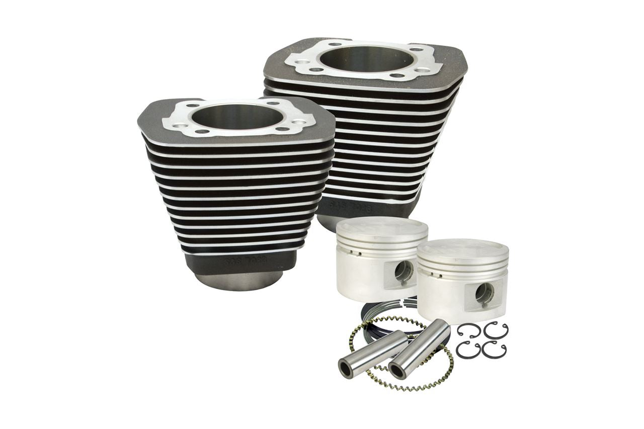 Cylinder Kit 3-0.5 inch Bore Black Dyna Softail Touring