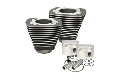 Cylinder Kit 3-0.5 inch Bore Black Dyna Softail Touring