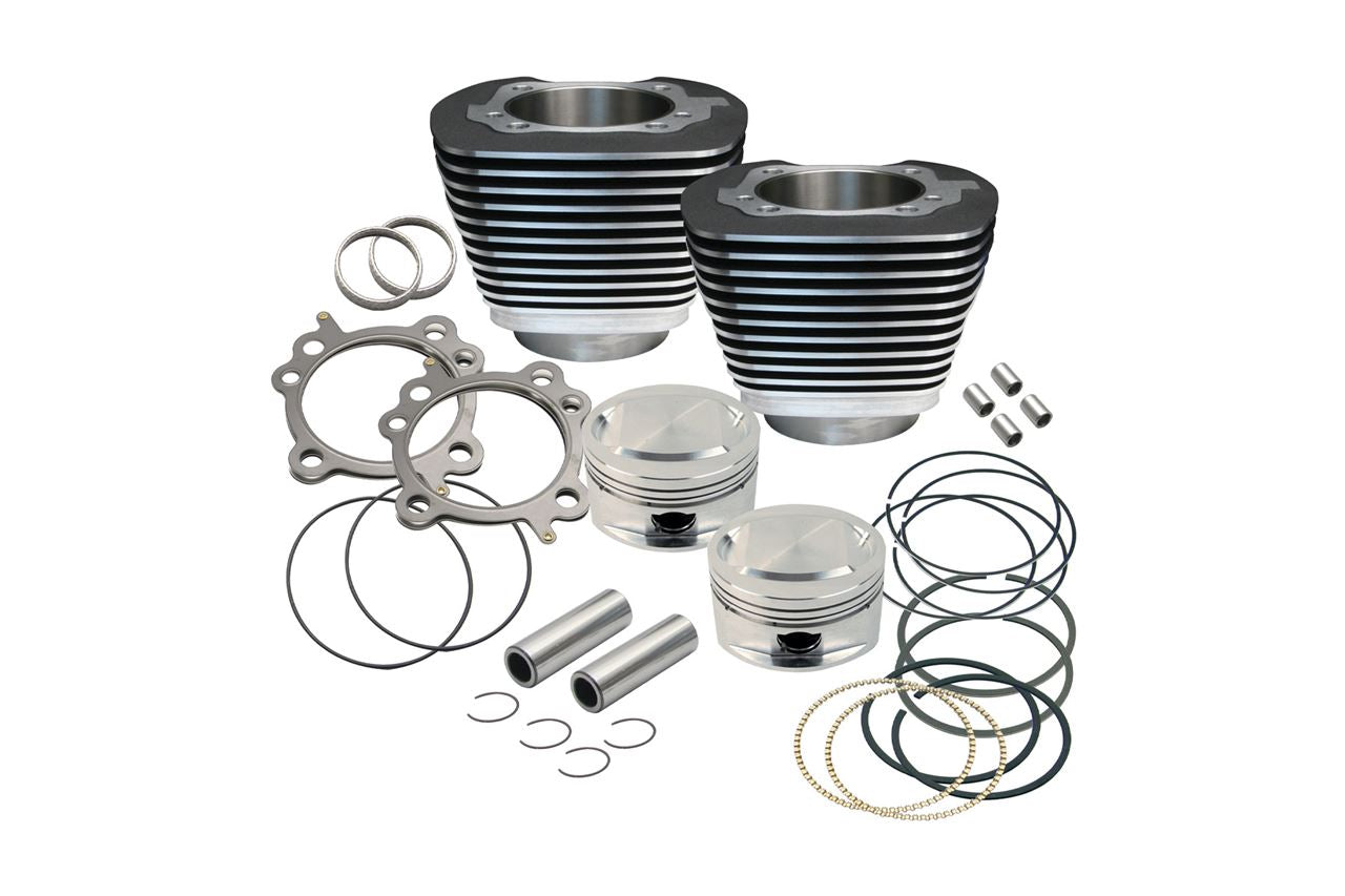 3-7/8 Big Bore Kit, Twin Cam (99-06), Wrinkle Black, Dyna, Softail, Touring