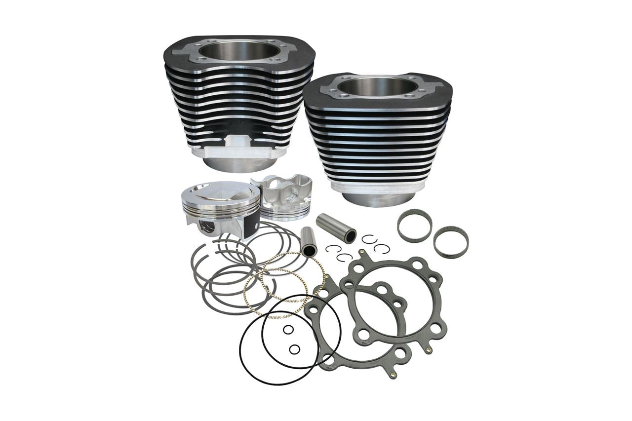 Big Bore Cylinder Kit 97CI Twin Cam (99-06) Wrinkle Black Dyna Softail Touring
