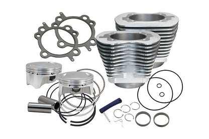 Cylinder Piston Kit 107 Twin Cam (07-17) Silver Dyna Softail Touring