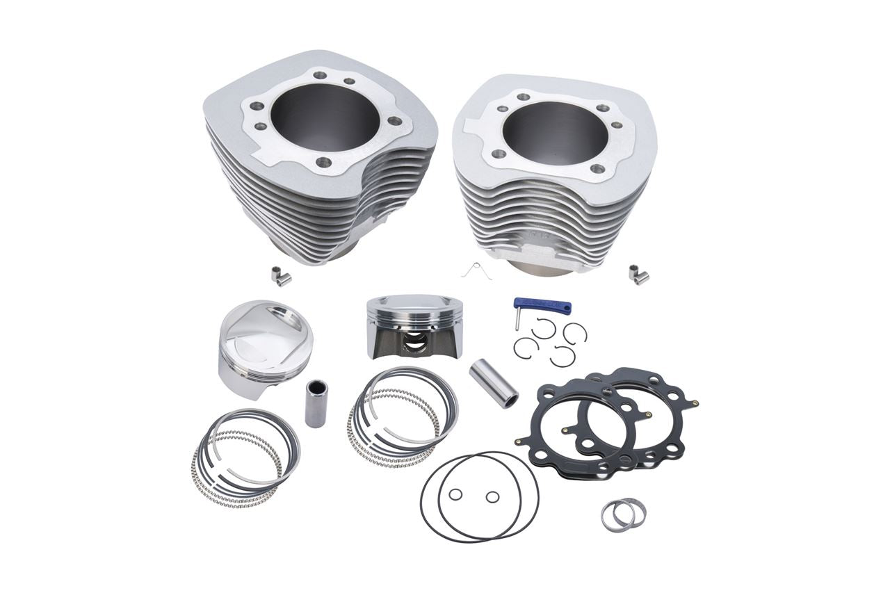 98-Volt Bolt-In Big Bore Kit, Big Twin (99-06), Silver, Harley
