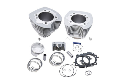 98-Volt Bolt-In Big Bore Kit, Big Twin (99-06), Silver, Harley