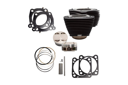 124 Big Bore Kit M8(107CI) Wrinkle Black Softail Touring