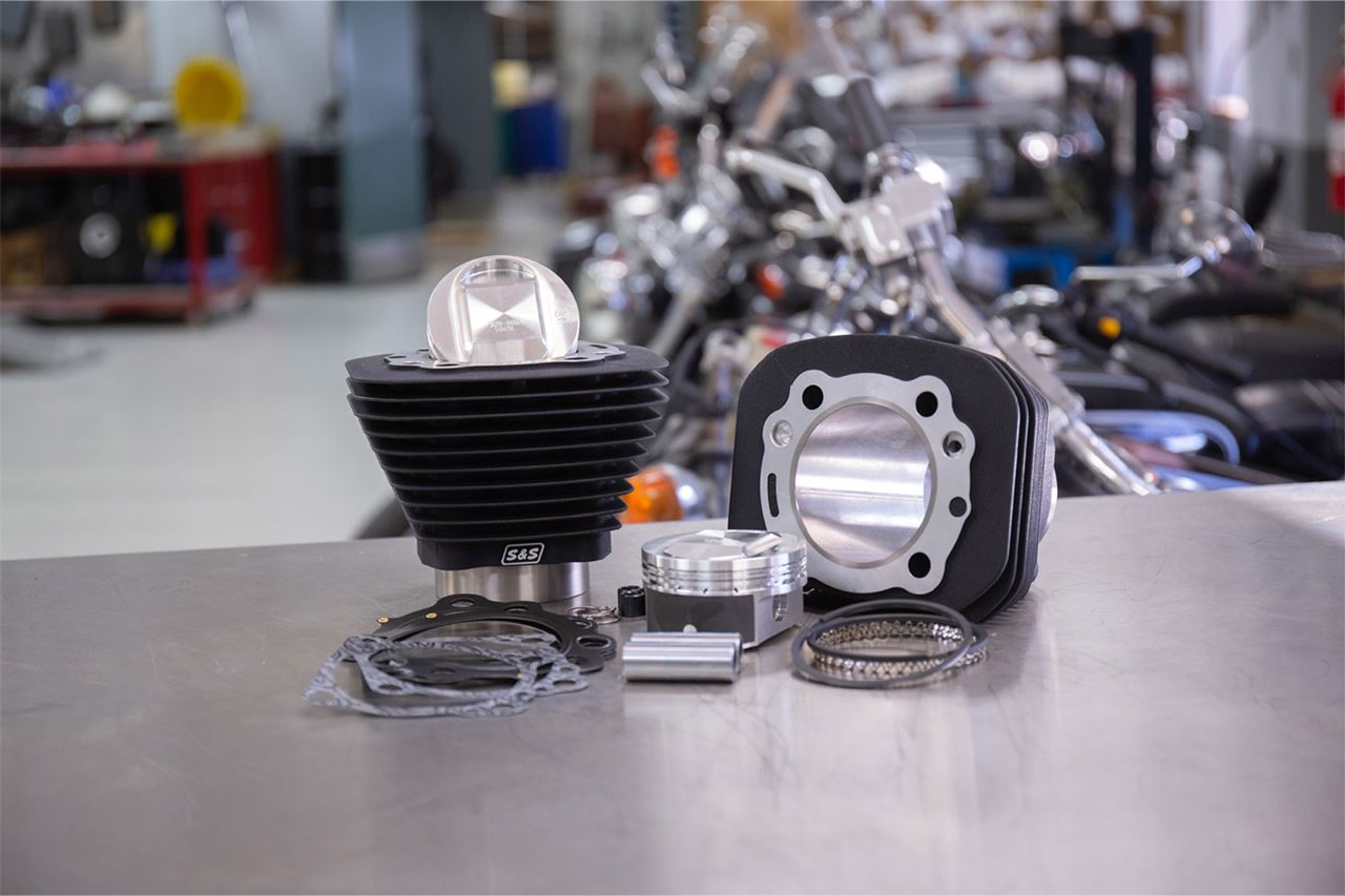 1250cc Conversion Kit, Wrinkle Black, Sportster