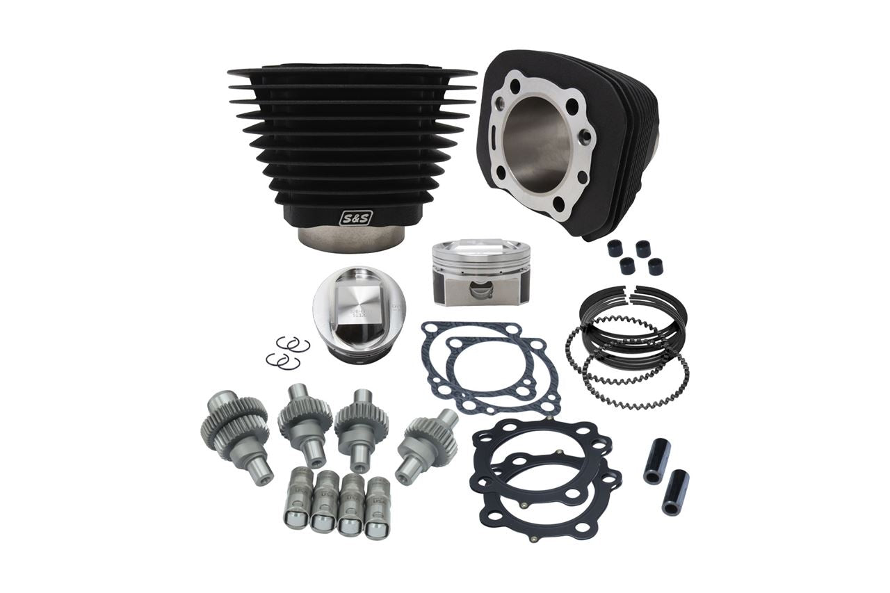 Hooligan Kit 1250cc Wrinkle Black Sportster XL1200
