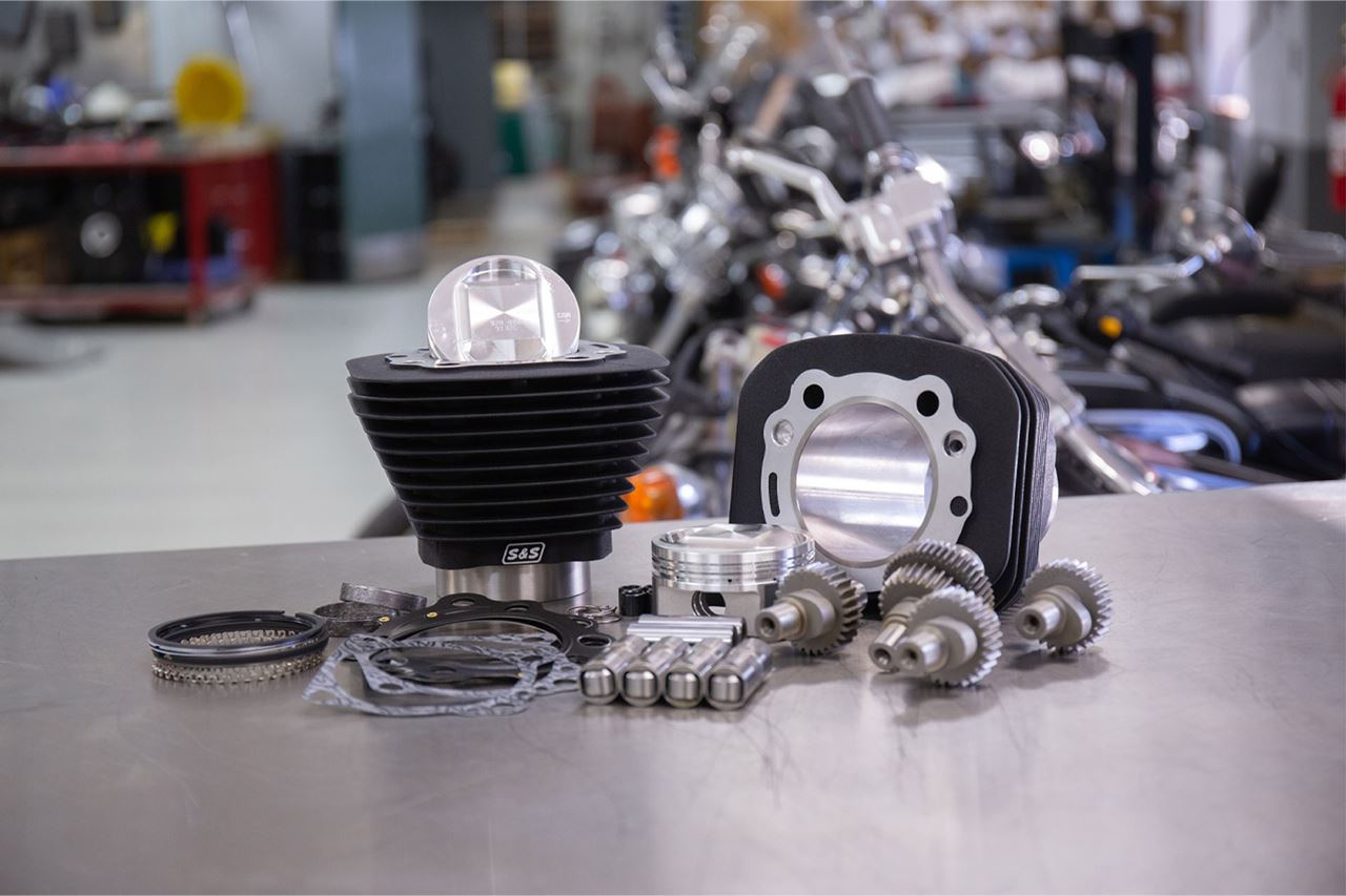 Hooligan Kit 1250cc Wrinkle Black Sportster XL1200