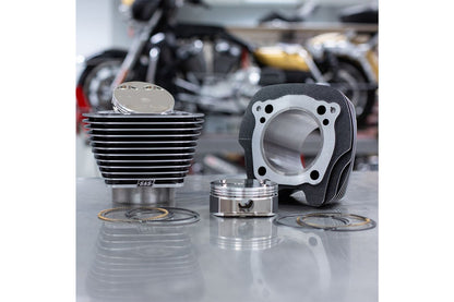 128 Big Bore Kit H/L M8 (117CI) Black Granite Softail Touring