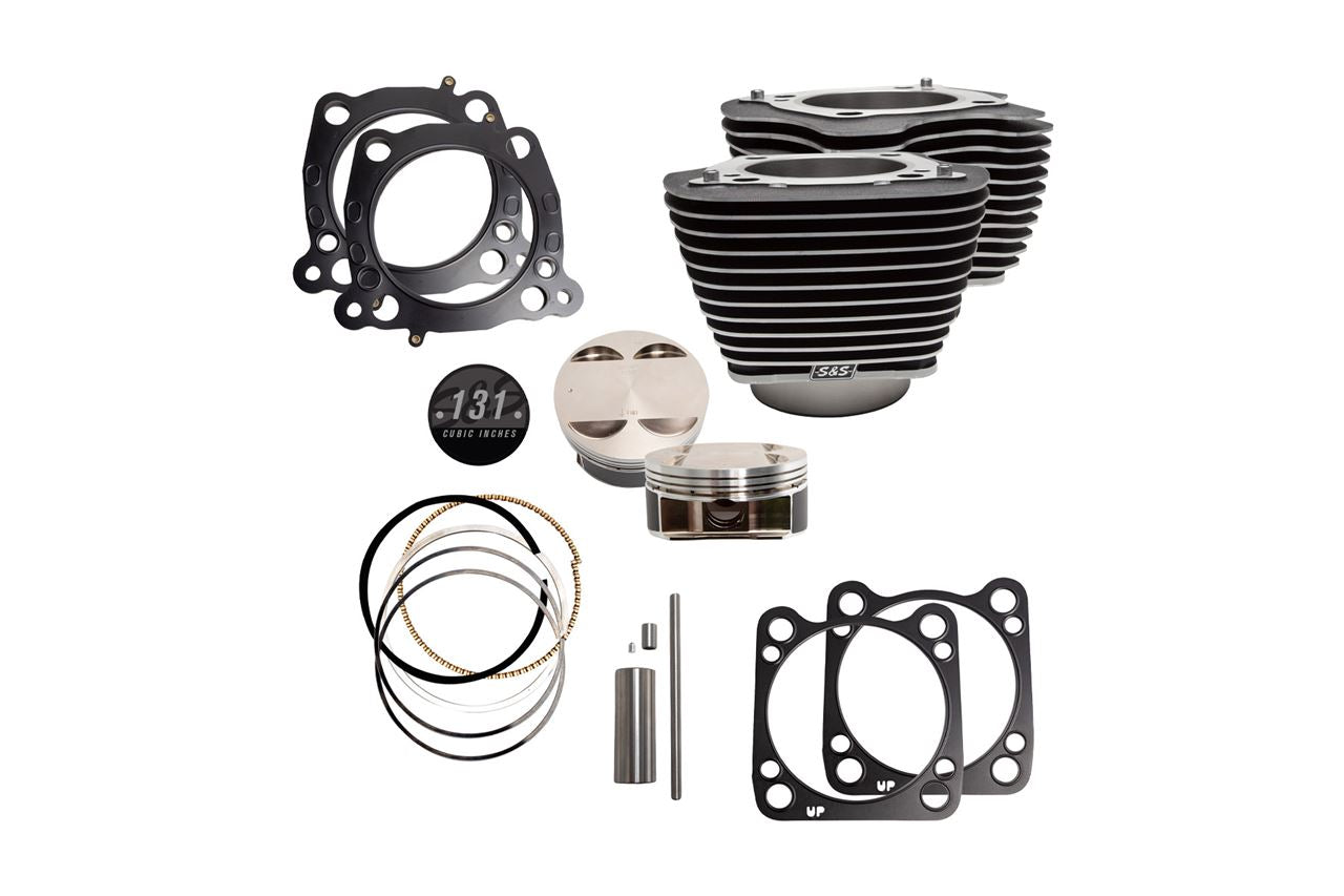 131 Cylinder Piston Kit w/H/L M8 Black Softail Touring