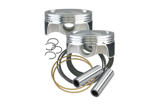 3-7/8" Bore STD Forged Piston Set Big Twin (99-16) Dyna Softail Touring
