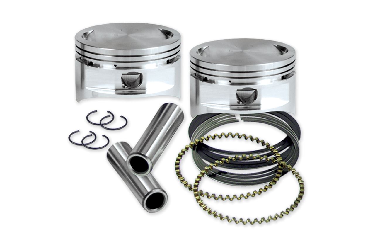 4-inch bore STD forged piston set Sportster