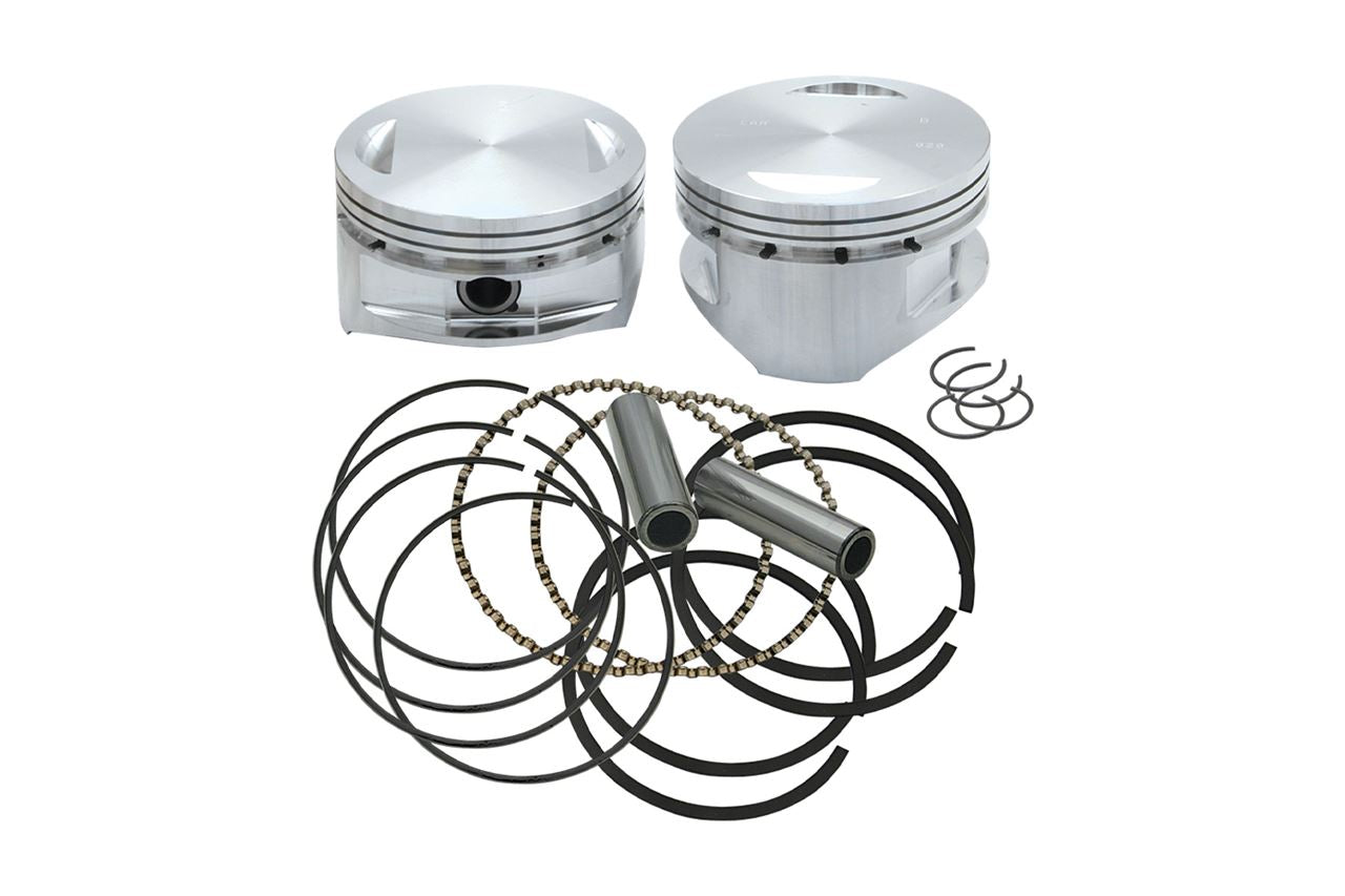 4-inch Bore Forged Piston Set +0.02 inch Sportster