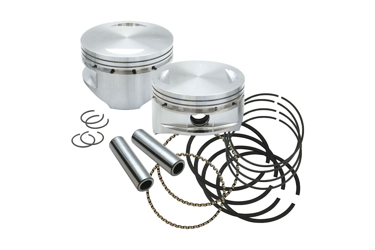 4-inch Bore Forged Piston Set +0.02 inch Sportster