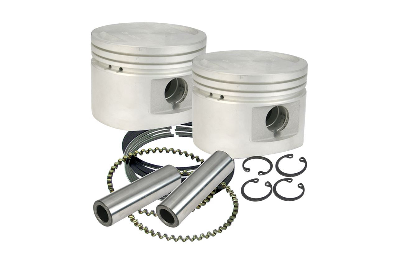 Cast Piston Set +0.02 for EVO Dyna Softail Touring