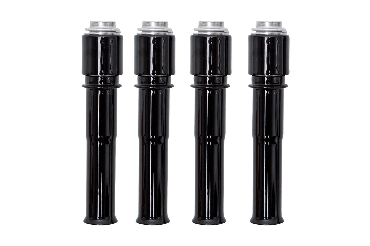 Pushrod Cover Kit for M8, Gloss Black - Softail, Touring