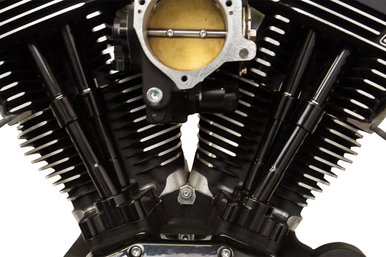 Quickie Pushrod Kit Twin Cam (99-17) Gloss Black 4-piece Set Dyna Softail Touring