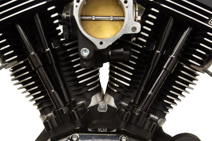 Quickie Pushrod Kit Twin Cam (99-17) Gloss Black 4-piece Set Dyna Softail Touring