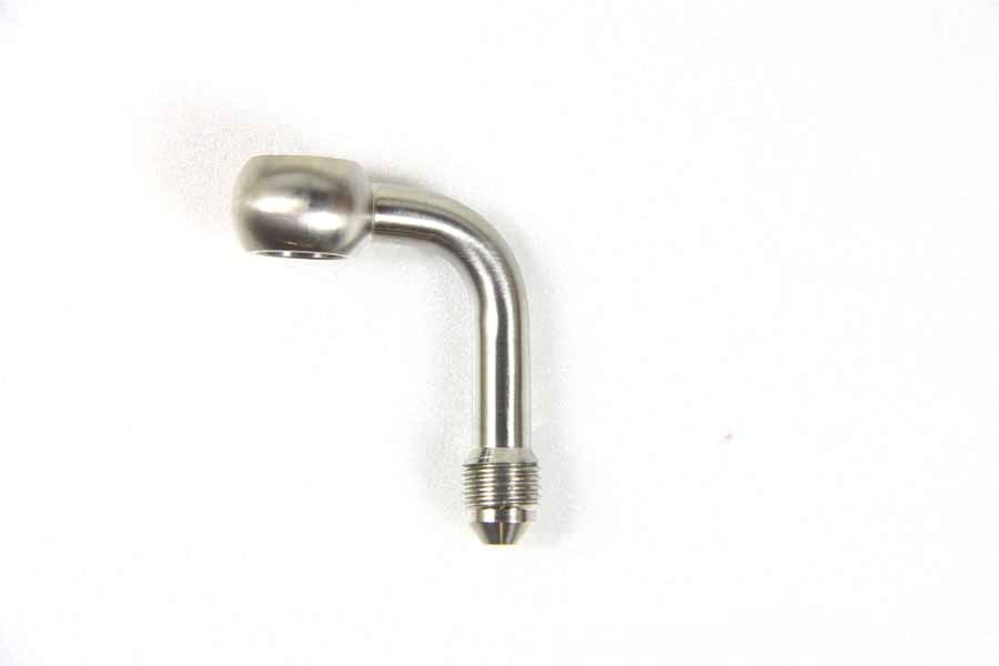 BA619 Banjo Adapter 90° Long Stainless Steel 1 pc