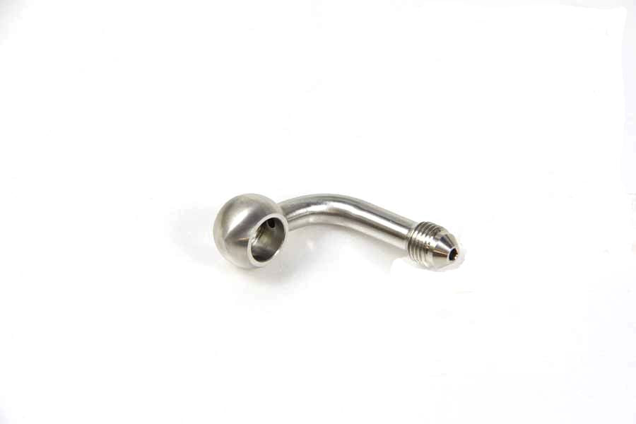 BA619 Banjo Adapter 90° Long Stainless Steel 1 pc