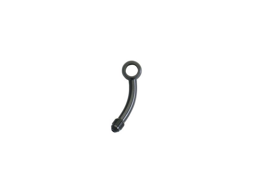 BA925 Banjo Adapter Vertical 45°/Twist Right 70° Long, Black, 1 pc.