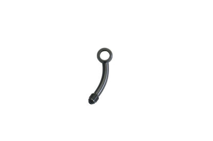 BA925 Banjo Adapter Vertical 45°/Twist Right 70° Long, Black, 1 pc.