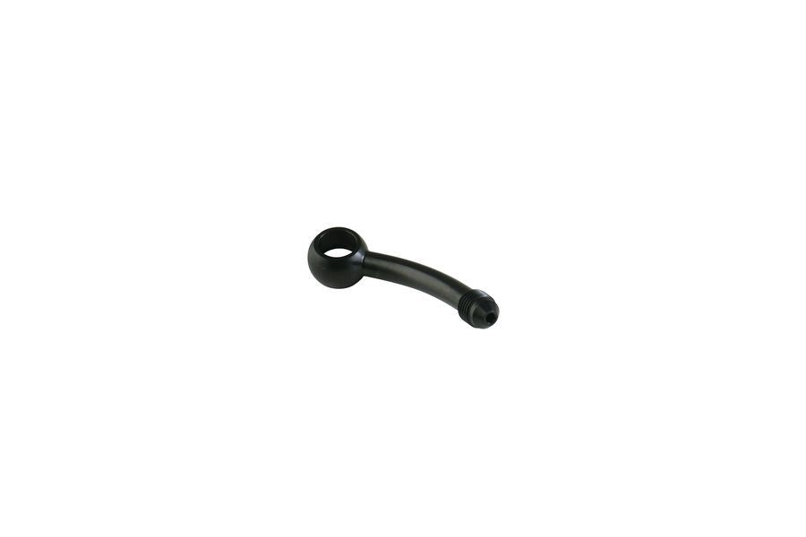 BA925 Banjo Adapter Vertical 45°/Twist Right 70° Long, Black, 1 pc.
