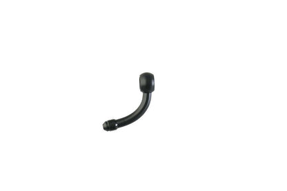 BA927 Banjo Adapter, Vertical 78° Long, Black, 1 pc.